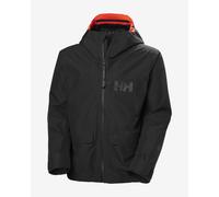 Helly Hansen Emiko Shell 3L RECCO Hooded Jacket Ski Free intense black orange - S