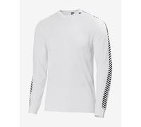 Helly Hansen HH Dry Stripe Crew Long Sleeve Top White - S