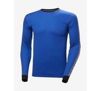 Helly Hansen HH Dry Stripe long sleeve base layer T-shirt royal blue black white - XXL