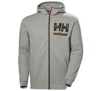 Helly Hansen Workwear 79243 Kensington Zip Hoodie Grey Melange Camo Si 4XL
