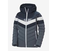 Helly Hansen Imperial Puffy Hooded Jacket Ski Free grey blue white Women - S