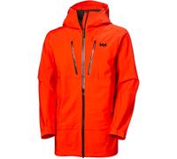 Helly-Hansen - Insulated and Waterproof Ski Jacket in PrimaLoft® - Alpha Long Shell Cherry Tomato for Men - Size L - Red Red L