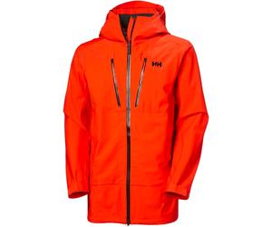 Helly-Hansen - Insulated and Waterproof Ski Jacket in PrimaLoft® - Alpha Long Shell Cherry Tomato for Men - Size M - Red Red M