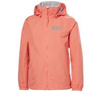 Helly Hansen Jr Juell Rain Jacket 10 Peach Echo