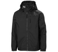 Helly Hansen Junior Unisex Jr Crew Hooded Jacket, Black, 14