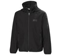 Helly Hansen Junior Unisex Flight Light Rain Jacket, 10, Black