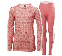 Helly Hansen Junior Unisex Jr Graphic LIFA Merino Set, Sunset Pink, 16