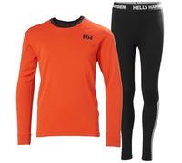 Helly Hansen Unisex Kid's JR HH LIFA Active Set Base Layer Bottom, 147 Cherry Tomato, 16 Years
