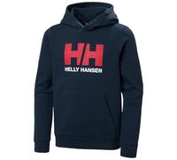 Helly Hansen Junior Unisex Jr Hh Logo Hoodie 3.0, Navy, 11