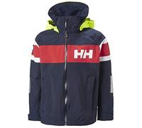 Helly Hansen Junior Unisex Salt 2 Sailing Jacket, 8, Navy