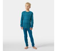 Helly Hansen Junior's HH Graphic Lifa Merino Midweight Base Layer Set Blue 14