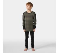 Helly Hansen Junior's HH Graphic Lifa Merino Midweight Base Layer Set Brown 12