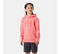 Helly Hansen Junior Unisex Jr Hh Logo Hoodie 3.0, Coral Almond, 12