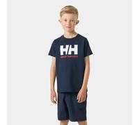 Kid's T-shirt Helly Hansen Logo Bleu 10 ans