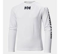 Helly Hansen Juniors' Waterwear Rashguard - White/Cream - 8