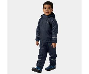 Helly Hansen Kids’ Bergen Fleece-lined Rain Set 2.0 - Blue - 3