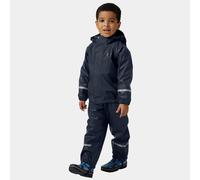 Helly Hansen Kids’ Bergen Fleece-Lined Rain Set 2.0 Navy 122/7
