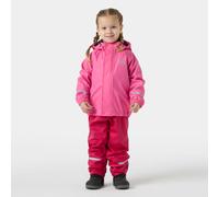 Helly Hansen Kids’ Bergen Fleece-lined Rain Set 2.0 - White/Cream - 4