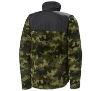 Helly Hansen Kids Junior's Champ 1/2 Zip Fleece Midlayer Jacket, 431 Utility Green AOP, 12