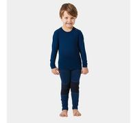 Helly Hansen Kids' Merino Wool Base Layer Set Blue 104/4