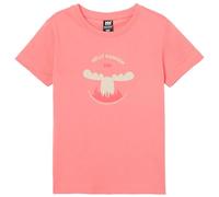 Helly Hansen Kids Unisex K Hh Graphic T-Shirt 2.0, Coral Almond, 3