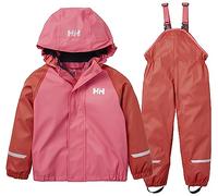 Helly Hansen Kids Unisex K Bergen Fleece Pu Rainset 2.0, Poppy Red, 1