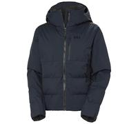 Helly-Hansen KVITFJELL Race Puffy Jacket - Women's Waterproof Insulated Ski Coat with HELLY TECH Protection, 597 Navy, L