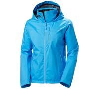 Helly Hansen Large Women's Crew Hooded Midlayer Jacket 2.0 In Cyan Blue 34447645