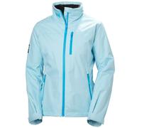 Helly Hansen Large Women's Crew Hooded Pile Jacket Light Cyan 34527-607