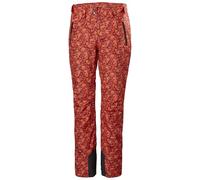 Helly-Hansen Legendary Insulated Pant for Women - Waterproof, Windproof, Breathable Ski Pants with PrimaLoft Insulation, 163 Red Flower - M