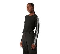 Helly Hansen Lifa Active Stripe Crew Long Sleeve Base Layer Black XL Women