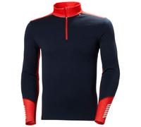 Merino wool base layer 1/2 zip Helly Hansen Lifa Blue M
