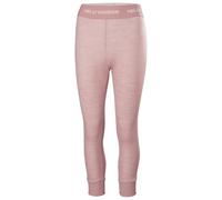 Helly-Hansen LIFA Merino Midweight 3/4 Pant Women's Baselayer for Outdoor Activities, Breathable & Thermoregulating, 057 Pink Salt, M