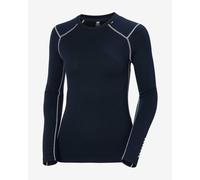 Helly Hansen Lifa Merino Midweight Crew Long Sleeve Base Layer Top Midnight Blue Women - XL