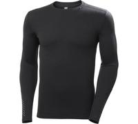 Helly Hansen Men's Lifa Merino Midweight Crew Long Sleeve T Shirt, Black, S UK
