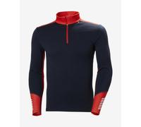 Helly Hansen Lifa Merino Midweight Half Zip Base Layer Top Navy Blue - XL
