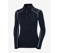 Helly Hansen Lifa Merino Midweight Half Zip Base Layer Top Night Blue Women - XL