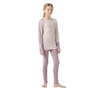 Helly-Hansen - Ensemble de sous-vêtement haut et bas en laine de mérinos - Jr Lifa Merino Midweight Set Purple Clay in Wool - Kid Size 14y Purple 14y