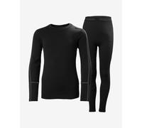 Helly Hansen Lifa Merino Midweight Set Ski Free intense black Kids - 11
