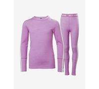 Helly Hansen Lifa Merino Midweight Set Ski Free Light Purple Kids - 14