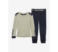 Helly Hansen LIFA Merino Tracksuit white pearl night blue Kids - 6