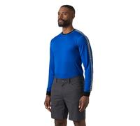 Helly Hansen LIFA Stripe Men's Crew Top | UK M in Cobalt