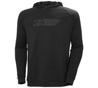 Helly-Hansen Lifa Tech Lite Hoodie - Men's Performance Sweatshirt for Outdoor Adventures, Lightweight & Breathable Design, 990 Black, M