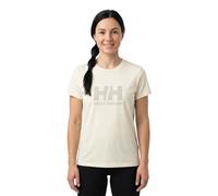 Helly Hansen Logo 3.0 Short Sleeve T-shirt Beige XS Woman