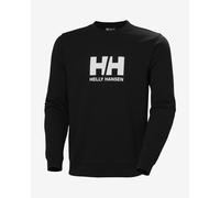 Helly Hansen Logo Crew Sweatshirt black white logo - S