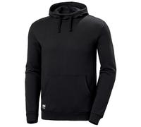 Helly Hansen Manchester Black Cotton Hoodie Hooded Sweatshirt #79214