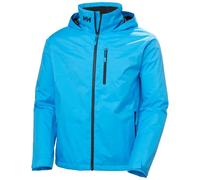 Helly Hansen Medium Crew Hooded Midlayer Jacket 2.0 In Cyan Blue 34442-645