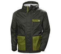 Helly Hansen Men Roam 2.5 Layer Waterproof Shell Jacket - Forest Night, Medium