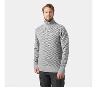 Helly Hansen Men's Arctic Ocean Icelander Wool Knit ½ Zip Sweater Grey M
