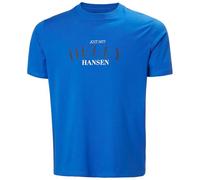 Helly Hansen Mens Core Graphic T 2.0, Cobalt 2.0, L